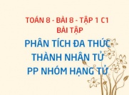 Bài tập phân tích đa thức thành nhân tử bằng phương pháp nhóm...